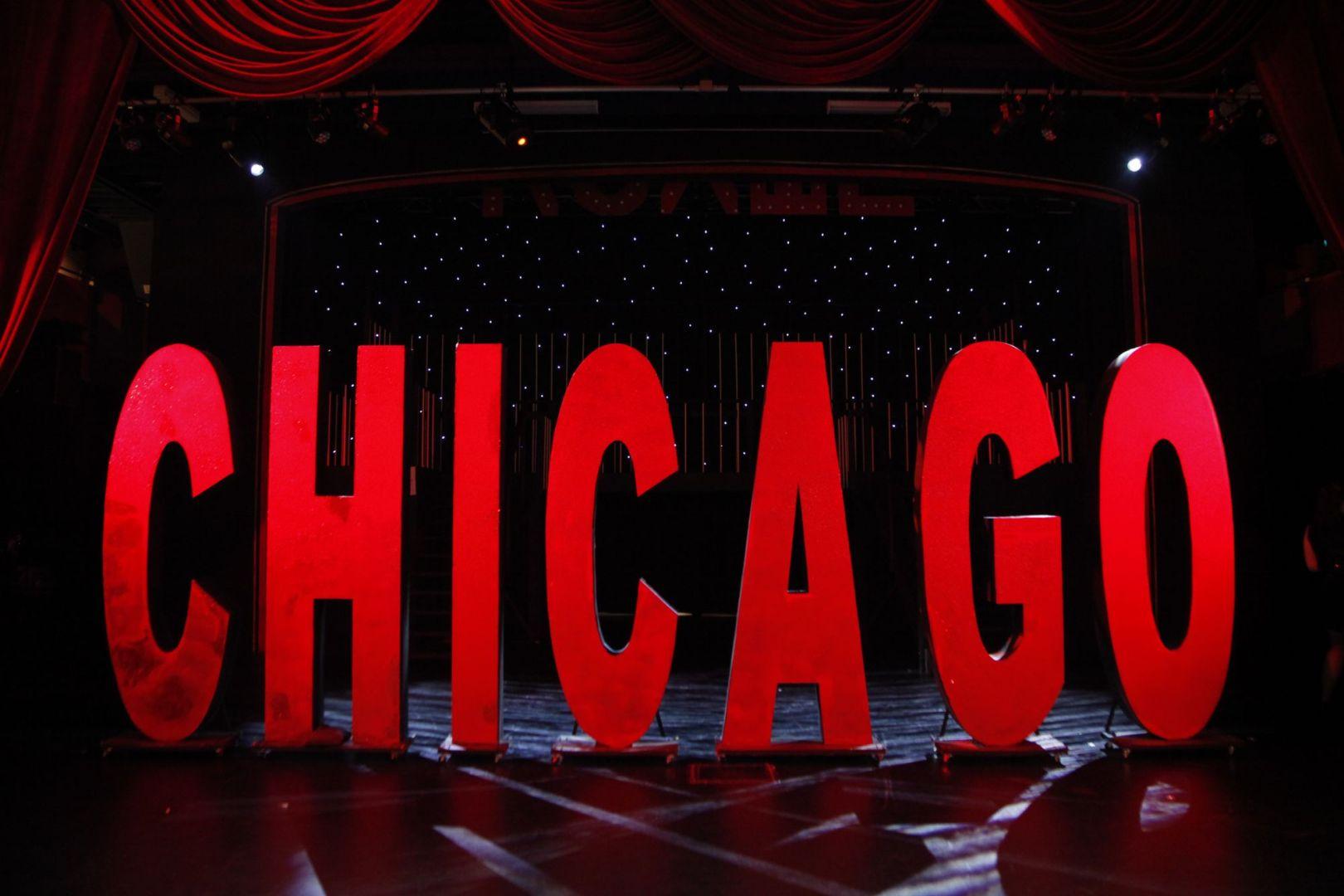 Chicago in big letters